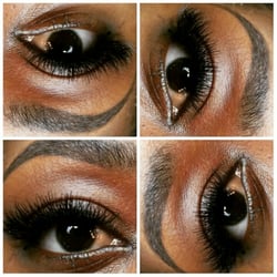 Shon Sanks - Individual lashes application and brow wax