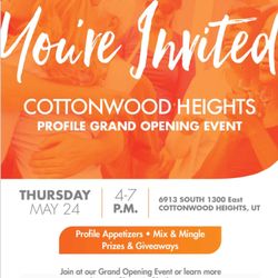 Profile by Sanford - Cottonwood Heights - Welcome all to Cottonwood store #2!