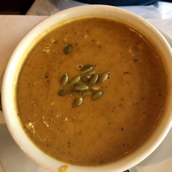 Leunig's Bistro - Curried Pumpkin Chowder - French Near Me - Burlington, Vermont