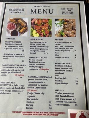 Menu photo 7 Urban Fusions Vallejo, CA Menu photo 7 Urban Fusions Vallejo, CA