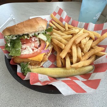 Whitmore Coney Island - Fish sandwich and fries with lemonade - Breakfast & Brunch Near Me - Whitmore Lake, Michigan Whitmore Coney Island - Fish sandwich and fries with lemonade - Breakfast & Brunch Near Me - Whitmore Lake, Michigan