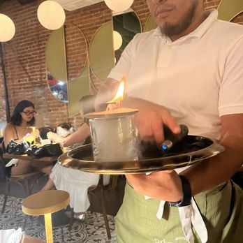 Agora DC - Aroma smoky drink comes out smoky! - Mediterranean Near Me - Washington, DC, District of Columbia