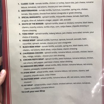 Chop'd - Menu - Salad Near Me - La Mirada, California