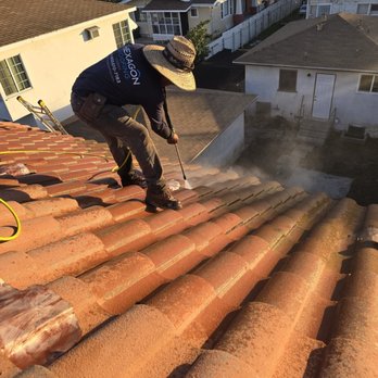 Hexagon Roofing Inc. - Tiles pressure wash - Roofing Near Me - Pasadena, California