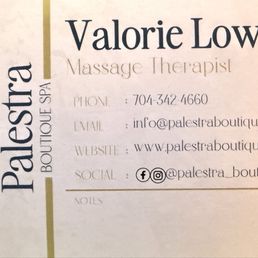 Valorie Lowe Business Card