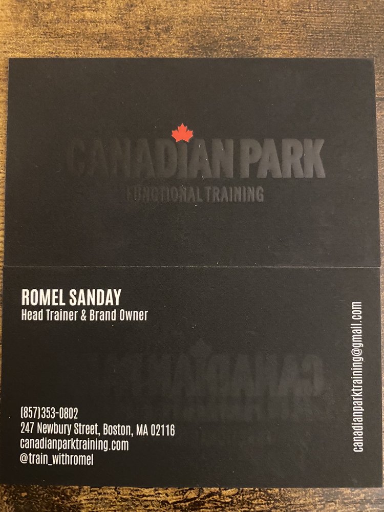 Canadian Park Training Logo
