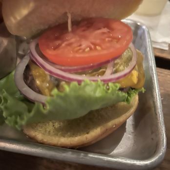 The Place - 1/2 lb Deluxe Vermont cheddar cheese angus burger and fries, - Burgers Near Me - San Juan, Puerto Rico The Place - 1/2 lb Deluxe Vermont cheddar cheese angus burger and fries, - Burgers Near Me - San Juan, Puerto Rico