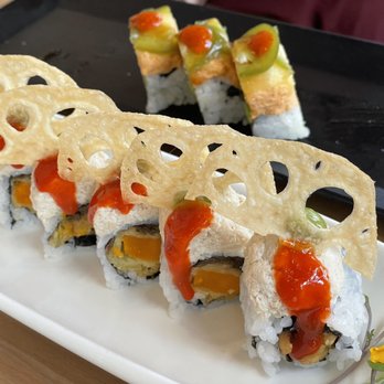 Shizen - Pumpkin and more, this roll (the Open Invitation, I think) was delicious. - Sushi Bars Near Me - San Francisco, California Shizen - Pumpkin and more, this roll (the Open Invitation, I think) was delicious. - Sushi Bars Near Me - San Francisco, California