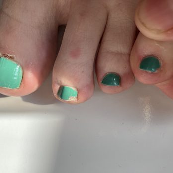 Ritual Pedispa - Polish not fully applied. - Nail Salons Near Me - Houston, Texas Ritual Pedispa - Polish not fully applied. - Nail Salons Near Me - Houston, Texas