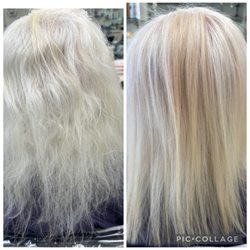 Cutter's Corner - Keratin treatment on blonde hair... by Gabby