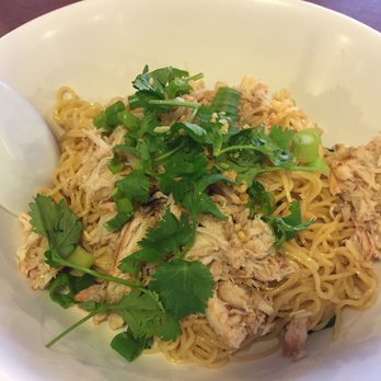 Siam Sunset - Crab meat dry noodle - Thai Near Me - Los Angeles, California Siam Sunset - Crab meat dry noodle - Thai Near Me - Los Angeles, California