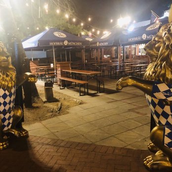 The Brig Beergarden - Lions at the entrance; not likely to maul you. V. Tame - Beer Gardens Near Me - Washington, DC, District of Columbia The Brig Beergarden - Lions at the entrance; not likely to maul you. V. Tame - Beer Gardens Near Me - Washington, DC, District of Columbia