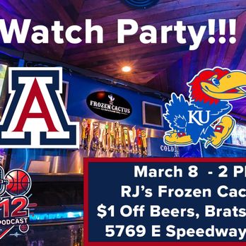 RJ's  Frozen Cactus - Watch party Arizona basjetball - Sports Bars Near Me - Tucson, Arizona