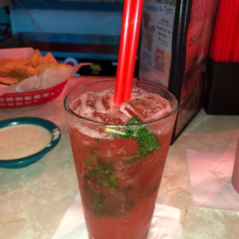 Chuy's - STRAWBERRY MOJITO (~$4 not sure) - Mexican Near Me - Houston, Texas Chuy's - STRAWBERRY MOJITO (~$4 not sure) - Mexican Near Me - Houston, Texas