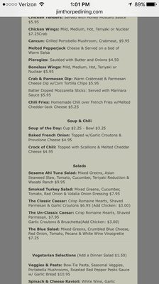 Menu photo 8 Molly Maguires Jim Thorpe, PA