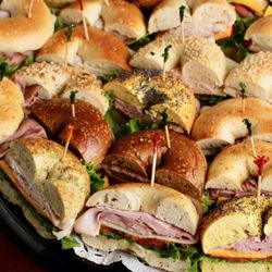 Barry Bagels St. Matthews - Sandwich catering tray.