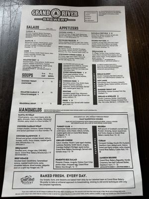 Menu photo 1 Grand River Brewery - Jackson Jackson, MI