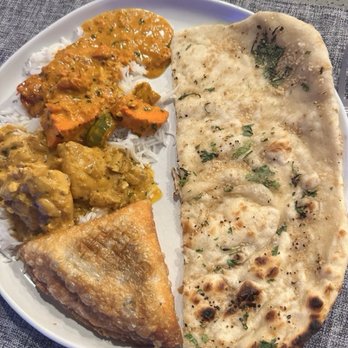 The India Kitchen - Chicken Koorma and Chicken Tikka Masala and a veggie samosa - Indian Near Me - Scottsdale, Arizona The India Kitchen - Chicken Koorma and Chicken Tikka Masala and a veggie samosa - Indian Near Me - Scottsdale, Arizona