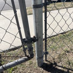 Repaired my pole after being knocked done by a hit & run.