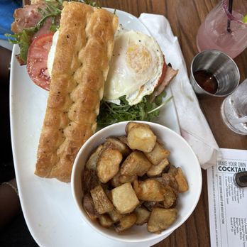 Another Broken Egg Cafe - Ultimate Brunch Sandwich! Definitely shareable! - Breakfast & Brunch Near Me - Elkridge, Maryland