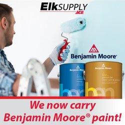 Elk City Ace Home Center - Now available at your local Ace Hardware Benjamin Moore! Refresh your home with our premium line of interior & exterior paint!
