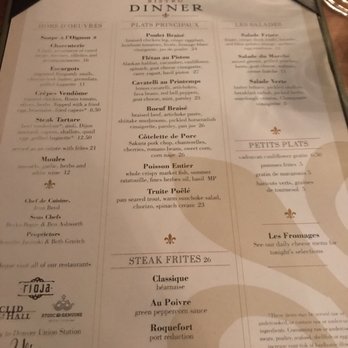 Bistro Vendôme - Dinner mebu - French Near Me - Denver, Colorado Bistro Vendôme - Dinner mebu - French Near Me - Denver, Colorado