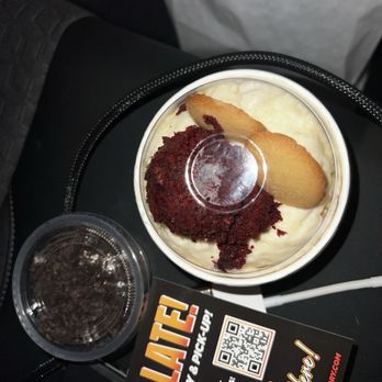 Peach Cobbler Factory - RED VELVET PUDDING - Coffee & Tea Near Me - Gahanna, Ohio Peach Cobbler Factory - RED VELVET PUDDING - Coffee & Tea Near Me - Gahanna, Ohio
