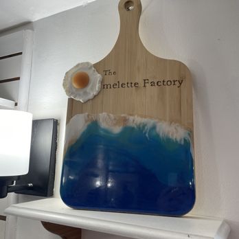 The Omelette Factory - The Omlette Factory cutting board - Sandwiches Near Me - Ogunquit, Maine
