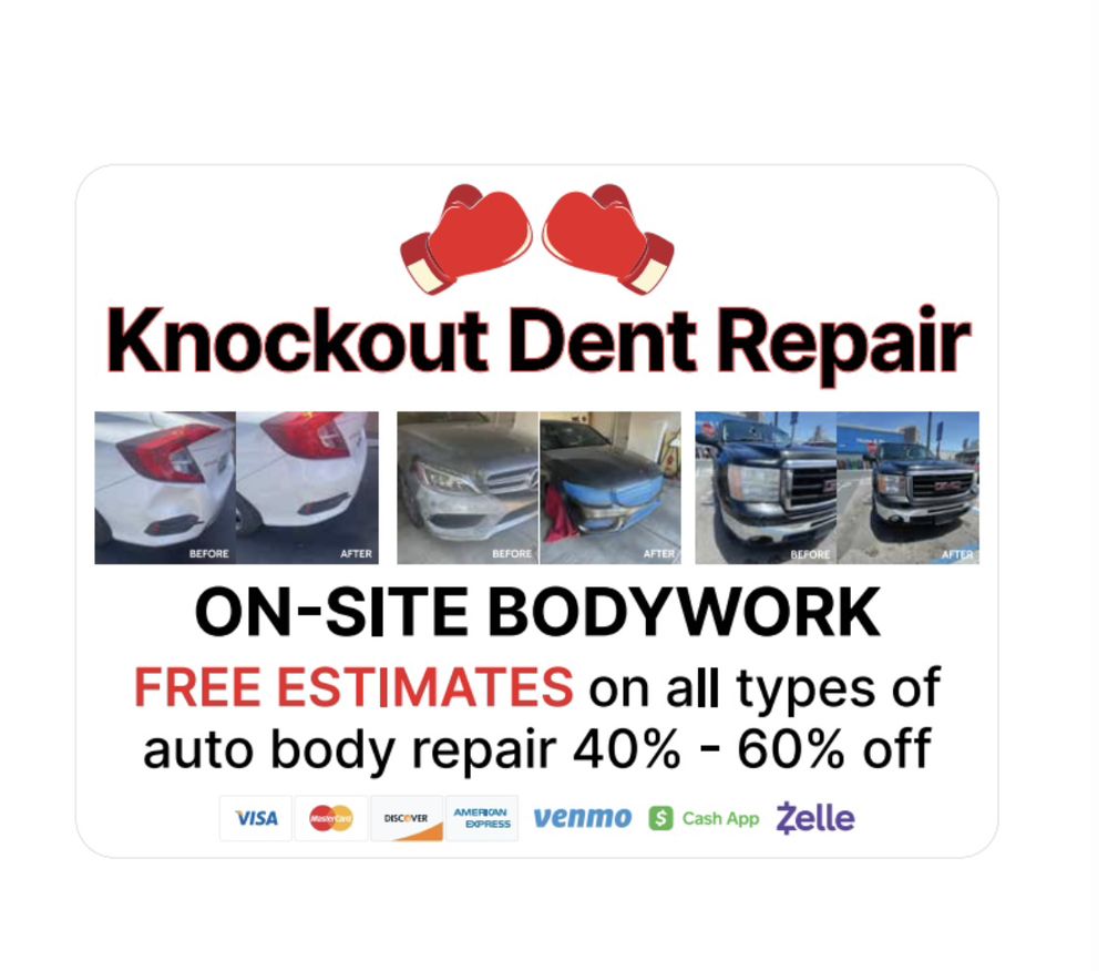 KNOCKOUT DENT REPAIR AUTO Updated September 2024 Request a Quote