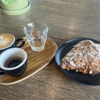 Lookout Coffee - One and one, almond croissant - Coffee & Tea Near Me - Campbell, California Lookout Coffee - One and one, almond croissant - Coffee & Tea Near Me - Campbell, California