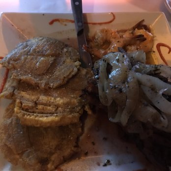 Cabana - Skirt Steak special with shrimp and plantains - Latin American Near Me - Forest Hills, New York Cabana - Skirt Steak special with shrimp and plantains - Latin American Near Me - Forest Hills, New York