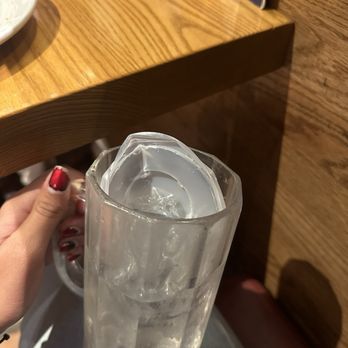 Chili's - dirty lid inside drink - Tex-Mex Near Me - Cypress, California