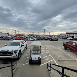 Front View of Sales Lot