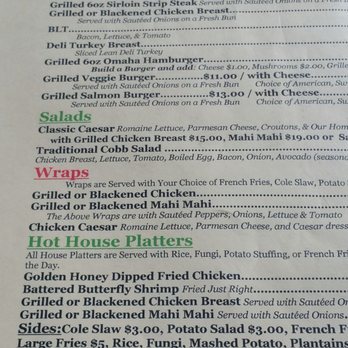 Petite Pump Room - Lunch menu - Caribbean Near Me - St. Thomas, Virgin Islands Petite Pump Room - Lunch menu - Caribbean Near Me - St. Thomas, Virgin Islands