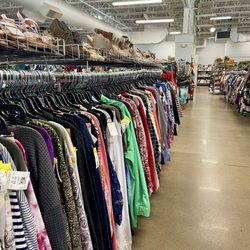 Goodwill Store & Donation Center - Clothing aisle - women's