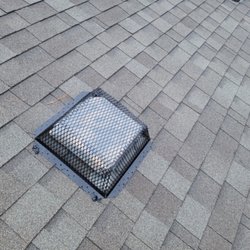 Urban Jungle Wildlife Removal - Installed roof vent cover to prevent squirrel entry into attic