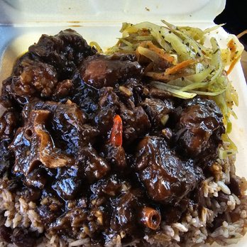 Wadadli Smoke And Grill - Oxtail with red bean peas rice and cabbage. - Caribbean Near Me - Covington, Georgia Wadadli Smoke And Grill - Oxtail with red bean peas rice and cabbage. - Caribbean Near Me - Covington, Georgia