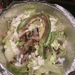 I understand avocados get brown but this was a little past that and tasted nasty and the pork is ALL fat