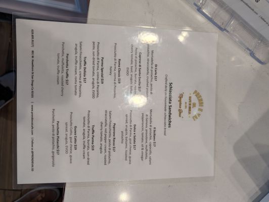 Menu photo 6 Prendi E Vai San Diego, CA