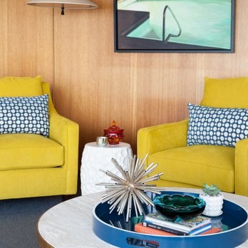 Kirk Riley Design - MCM living with all new furnishings, including custom lounge chairs - Interior Design Near Me - Seattle, Washington