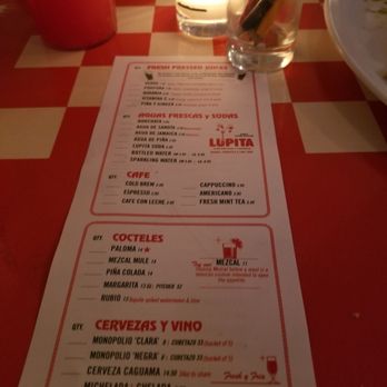 Tacombi - Drink menu - Mexican Near Me - Brooklyn, New York