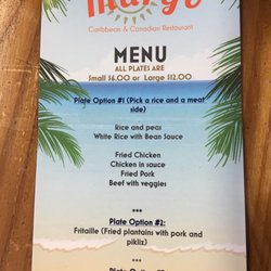 Margo - The menu, but just talk to them about what's on offer that day