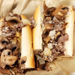 Lorenzo's Steaks - TOWN TALK CHEESESTEAK WITH MUSHROOMS