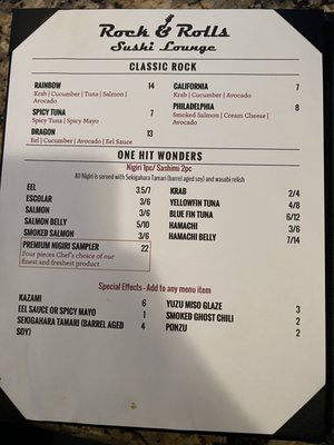 Rock & Rolls Sushi Lounge by null