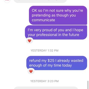 The BareSweet Room - This is how she talks to a client she didn't communicate with and left outside for over 30 mins not even an apology - Waxing Near Me - Amityville, New York
