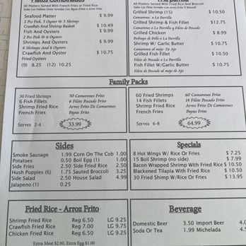 Capitan Seafood Kitchen - Menu - Seafood Near Me - Houston, Texas