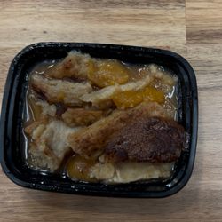 My Father's BBQ - Homemade peach cobbler