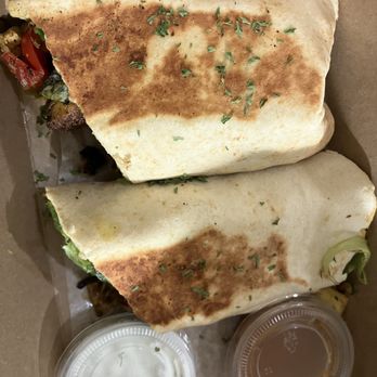 Petra Cafe - Shawarma wrap - Mediterranean Near Me - Santa Barbara, California