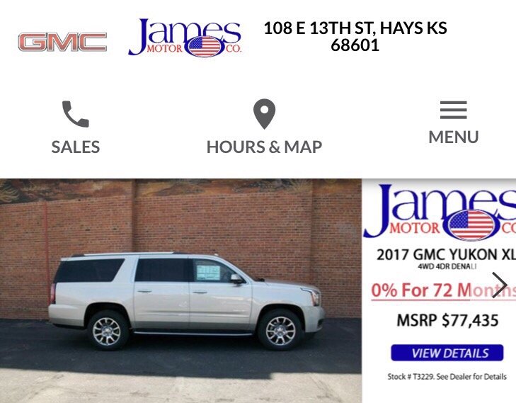 JAMES MOTOR Updated September 2024 108 E 13th St, Hays, Kansas