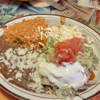 Grand Azteca - Combo 24 - two Chicken Enchiladas with rice and beans. - Mexican Near Me - Sterling Heights, Michigan